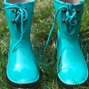 Bogs Teal Rainboots